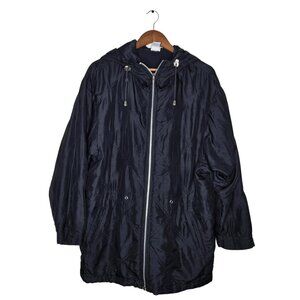 Ship N Shore Sport Vintage Oversized Black Windbreaker